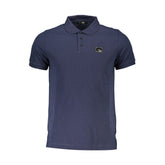 Cavalli Class Blue Cotton Men Polo Shirt -   -  Cavalli Class.